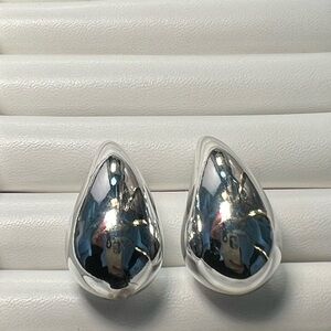 Silver Teardrop Earrings